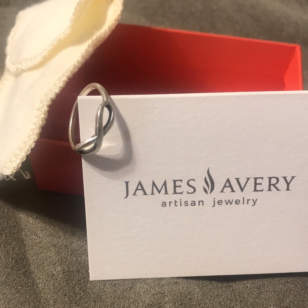 James Avery .925 Infinity ring, size 5